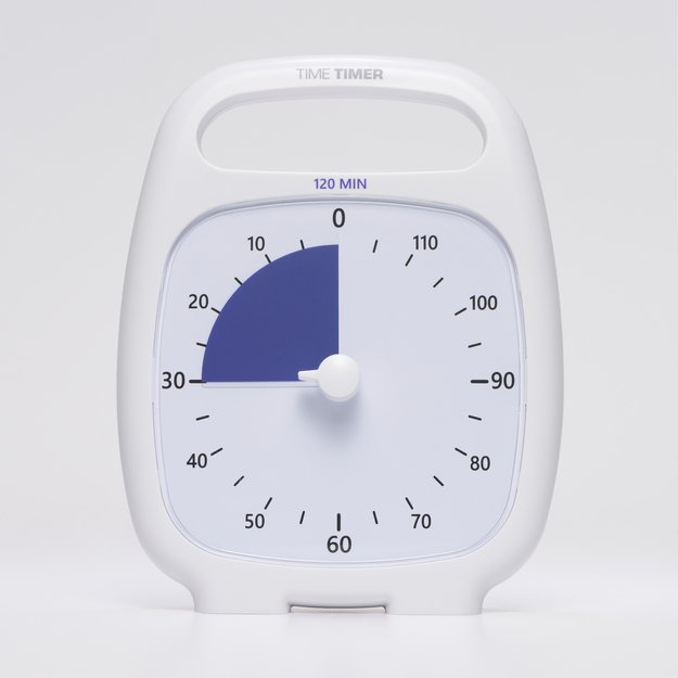 Time Timer PLUS su 120 minučių ciferblatu